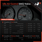 Idle Air Control Valve for Ford F-150 F-250 Explorer Taurus (1997–2002)