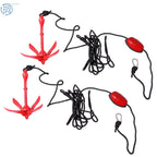 2X Folding Anchors for Grapnel Boat Marine Kayak (1.5KG)