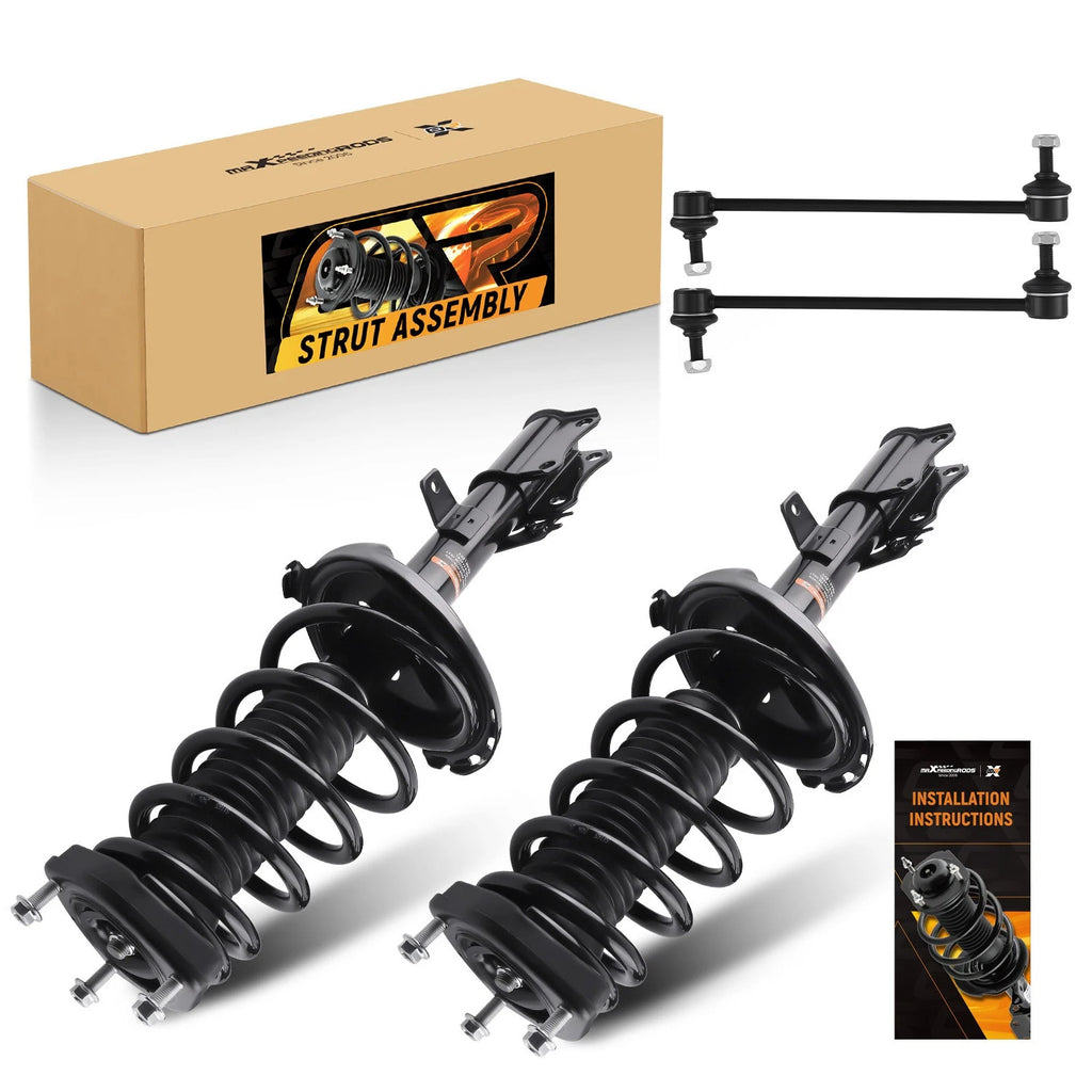 Rear Shocks Struts w/ Coil Springs Sway Bar End Link for Lexus RX330 (2004–2006)