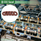 Set of 5 Oil Seal Rotary Shaft Seal FKM Rubber 19x40x7mm