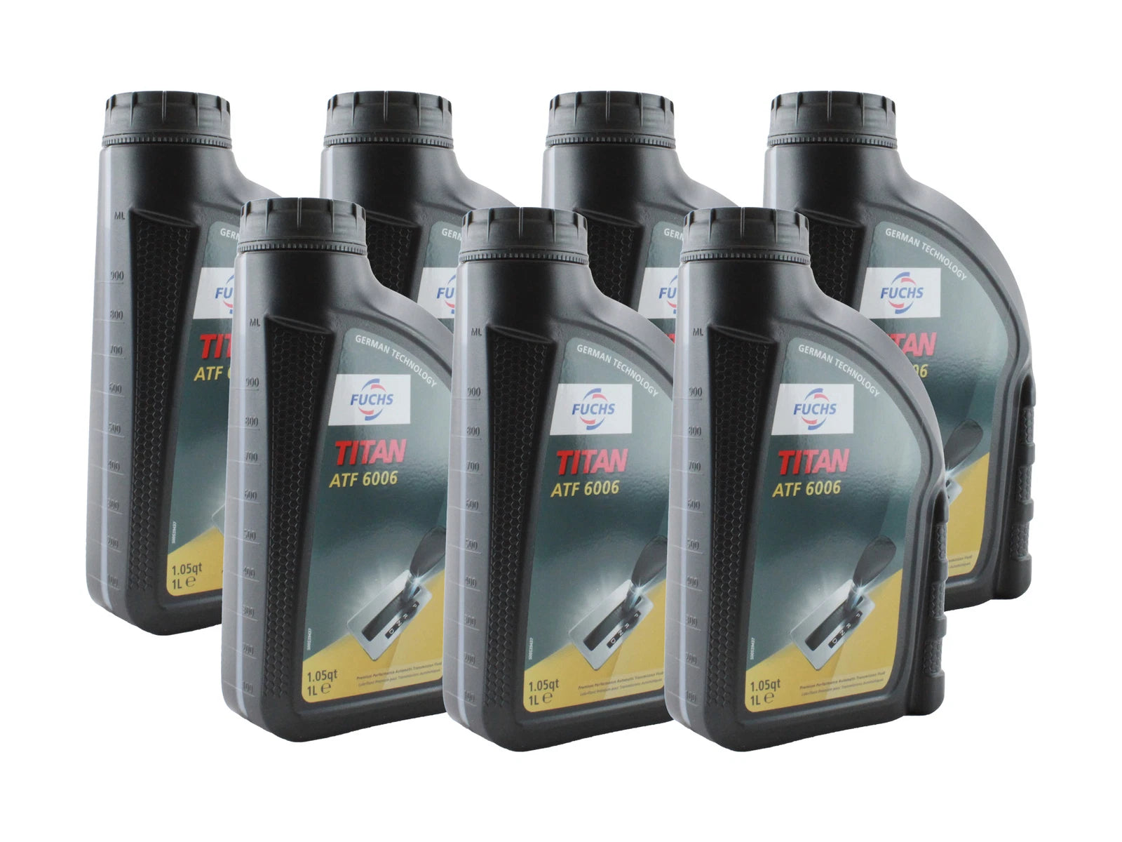 Set of 7 Fuchs TITAN ATF 6006 Auto Transmission Fluid for Audi BMW Jaguar (1L)