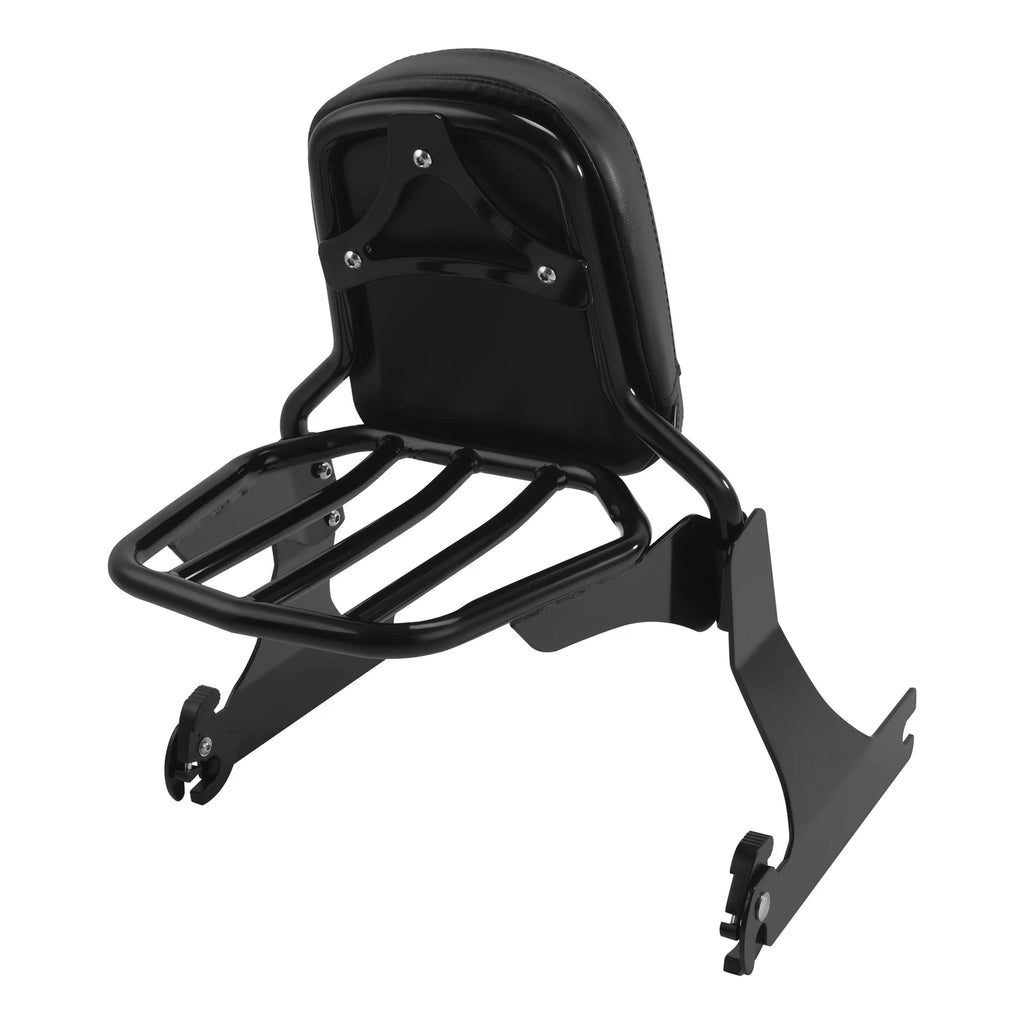 Passenger Sissy Bar Backrest Luggage Rack for Harley Softail Breakout (2013–2017)