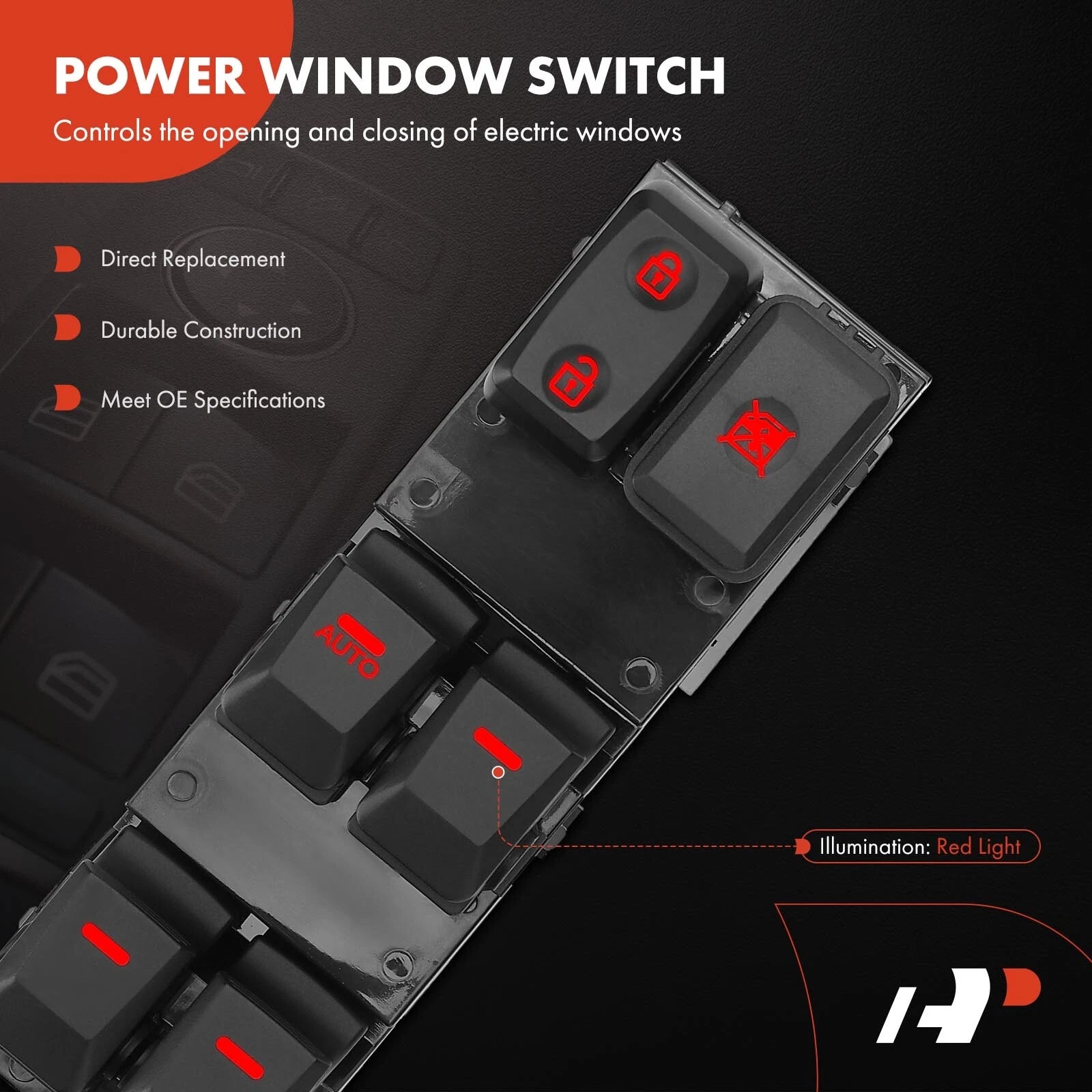 Front Left Power Window Switch for Kia Sportage (2010–2017)