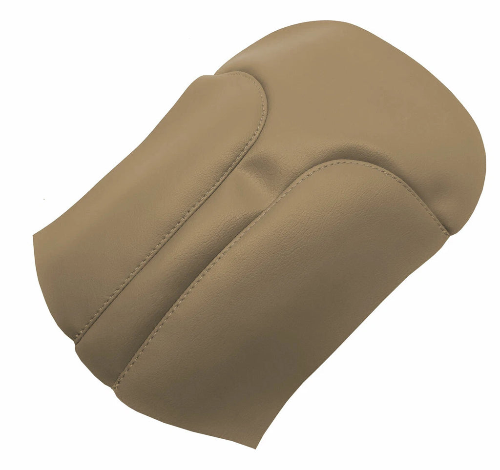 Center Console Lid Armrest Cover for Nissan Rogue (2017–2020) Beige PVC Leather