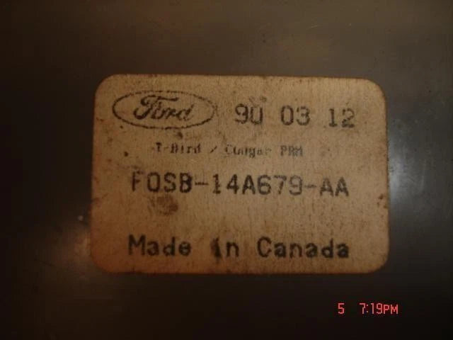 Passive Restraint Module for Thunderbird Cougar (1990) F0SB-14A679-AA