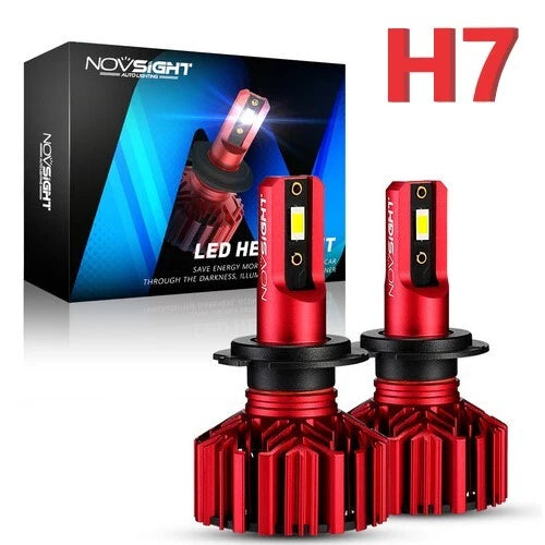 H7 LED Headlight Bulbs Conversion Kit for NOVSIGHT (10000LM, 60W)