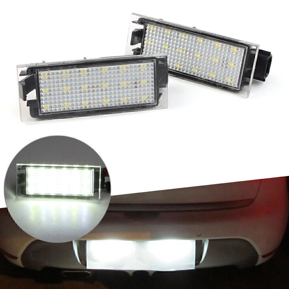 2X LED License Plate Light for Renault Twingo Clio Megane
