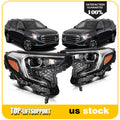 2Pcs Pair HID Projector Headlights with LED DRL for GMC Terrain (2018–2021)