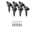 Set of 6 NGK Ignition Coils & Platinum Spark Plugs for Camry ES300 Sienna (1997–2006)