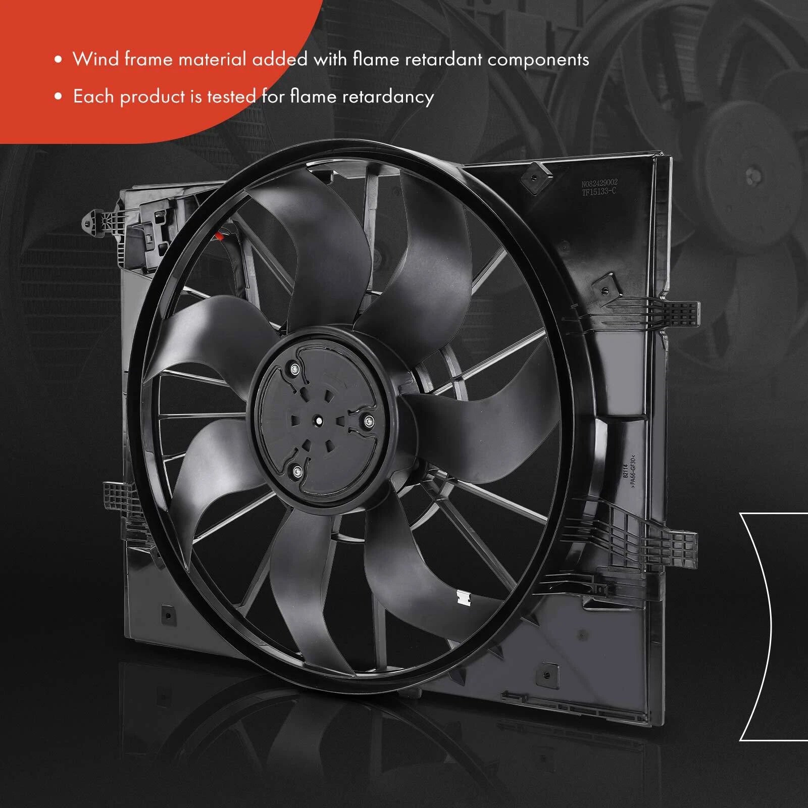 Cooling Fan Assembly for Mercedes-Benz S550 S560e (2014–2020)