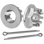 2Pcs Rear Axle Castle Nuts for Honda TRX125 TRX200 TRX250 TRX300 TRX350 TRX400