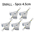 Propeller Blades for Bait Accessories (Wear-Resistant, Lifelike Metal)