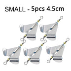 Propeller Blades for Bait Accessories (Wear-Resistant, Lifelike Metal)