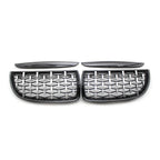 Black Frame & Chrome Grille for BMW E90 (2005-2008)