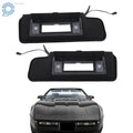 Sunvisor Pair for Chevy Corvette C4 (1984–1996) with Vanity Mirror & LED Light