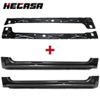 Set of 2 Inner Outer Rocker Panels for Chevy GMC 1500/2500 (1999–2007)