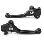 Black CNC Aluminum Brake Clutch Levers for RMZ450 (2005-2022) - 1 Pair