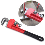 14in Cast Iron Straight Pipe Wrench Heavy Duty Adjustable Spanner