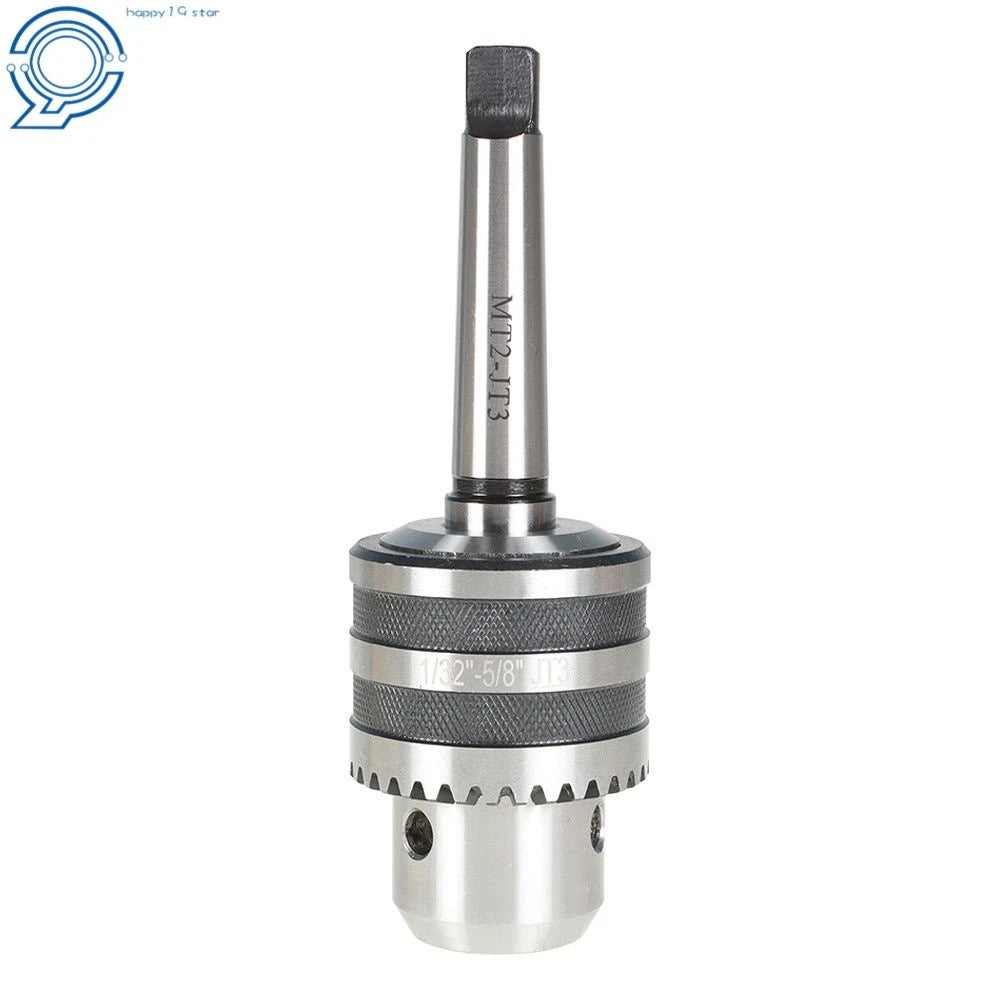 Heavy Duty Drill Chuck 1/32" - 5/8" with 2MT Shank and Keyed Key