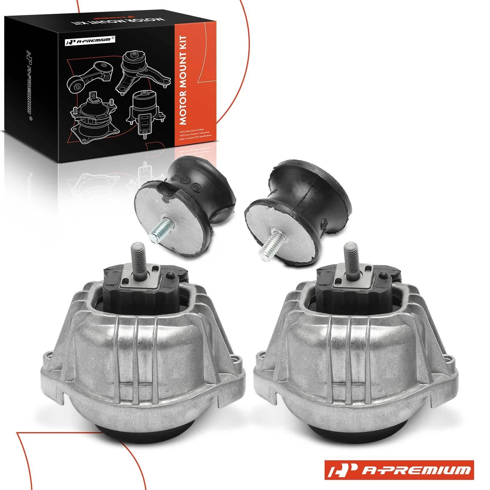 Set of 4 Engine Motor & Transmission Mounts for BMW 335i xDrive 328i 135i Z4