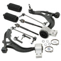 10X Front Lower Control Arms Sway Bars Tie Rods for Ford Flex Lincoln MKT (2013–2017)