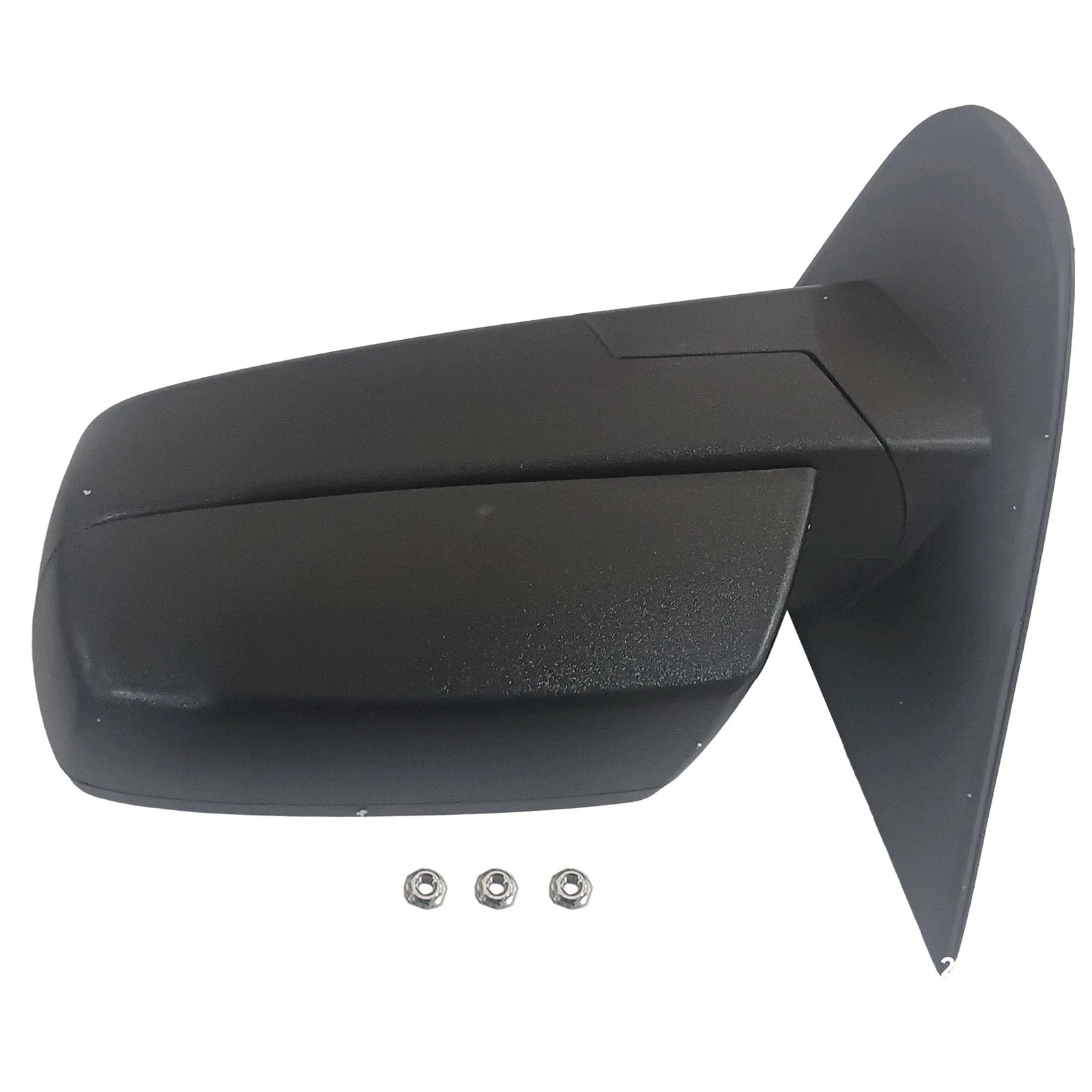 Driver Side Mirror for Chevy Silverado Sierra (2014–2019) - Textured Black Manual Fold