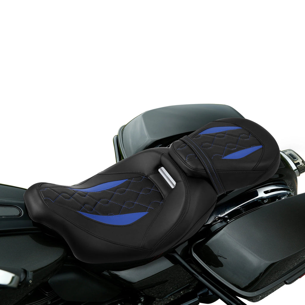 Driver Passenger Seat for Harley Touring CVO Street Glide (2009–2023)