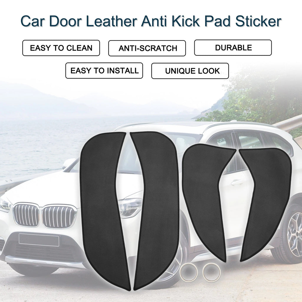 Set of 1 Car Door Leather Anti Kick Pad Sticker for BMW X1 (2011–2015)