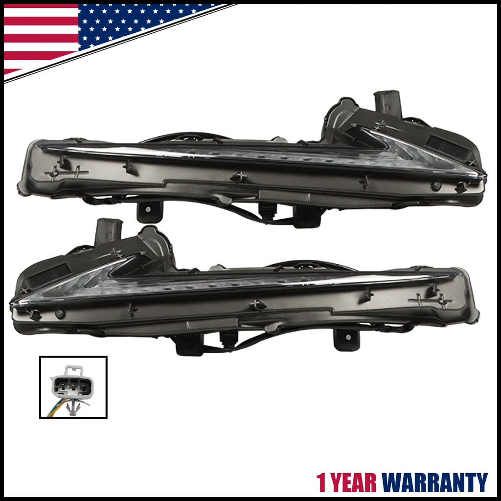 2X Daytime Running Light Lamp for Lexus IS250 IS300 IS200t (2014–2016)