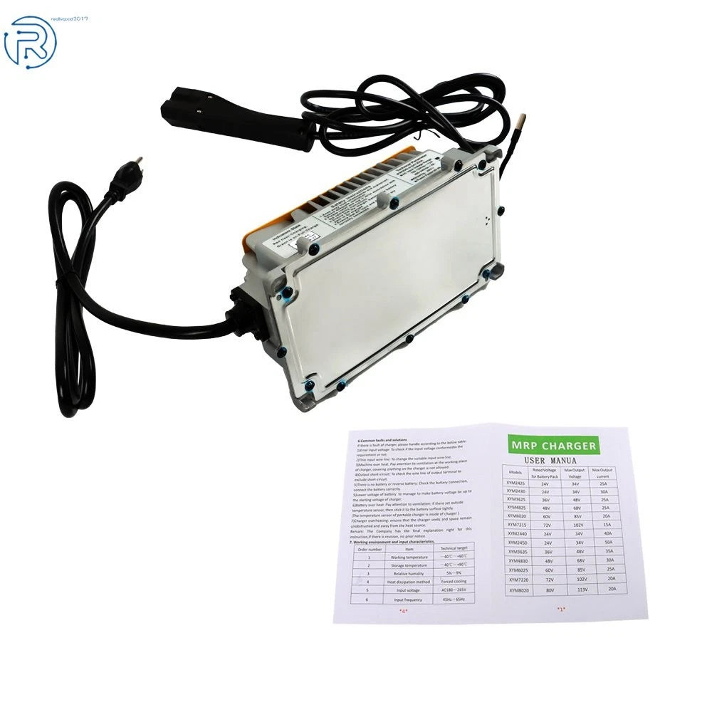 48V 18A Waterproof Charger for EZGO TXT Golf Cart 