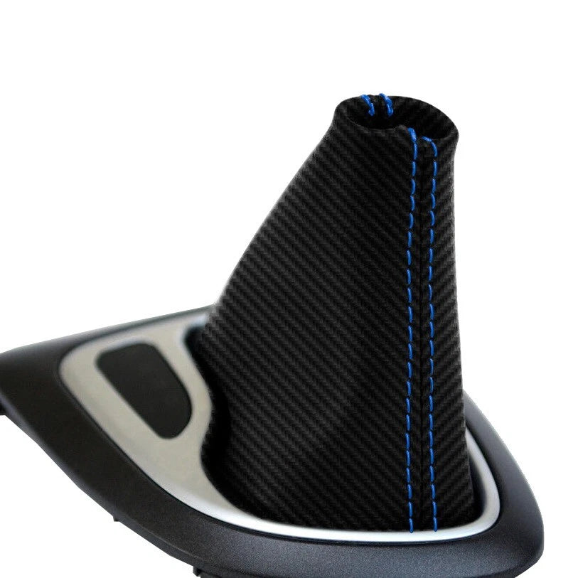 Automatic Shift Boot for Dodge Dart (2013–2016) Carbon Blue Stitch