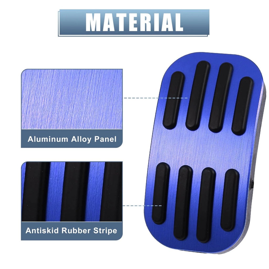 2pcs Gas Pedal Brake Pad Cover for Toyota C-HR (2016–2018) Blue 745065758670