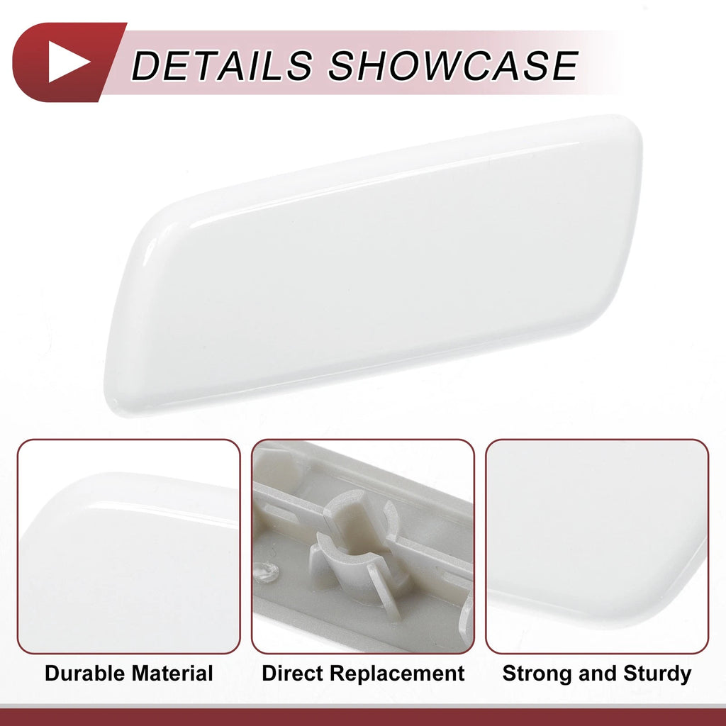 Front Left Washer Nozzle Cover Cap for Lexus RX350 (2010–2013) White