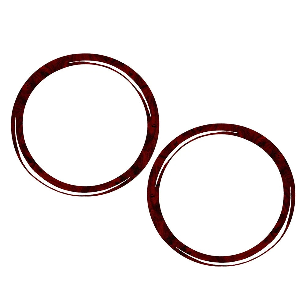 Door Loud Speaker Ring Cover Trim for BMW 3 Series E36 (1991–1999) Red Wood Grain