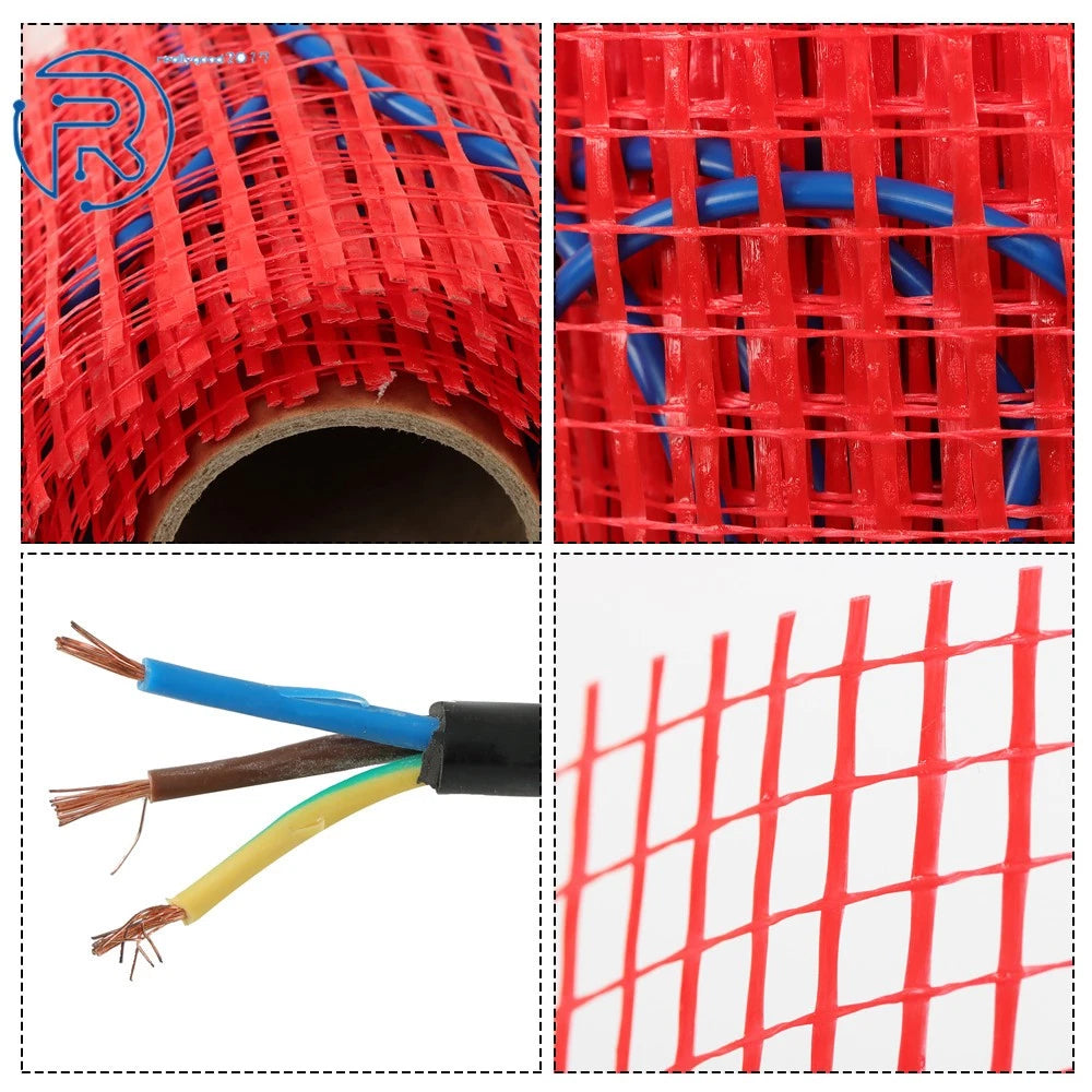 Electric Radiant Floor Heating Mat Kit for Under Tile (20 Sqft, 120V)