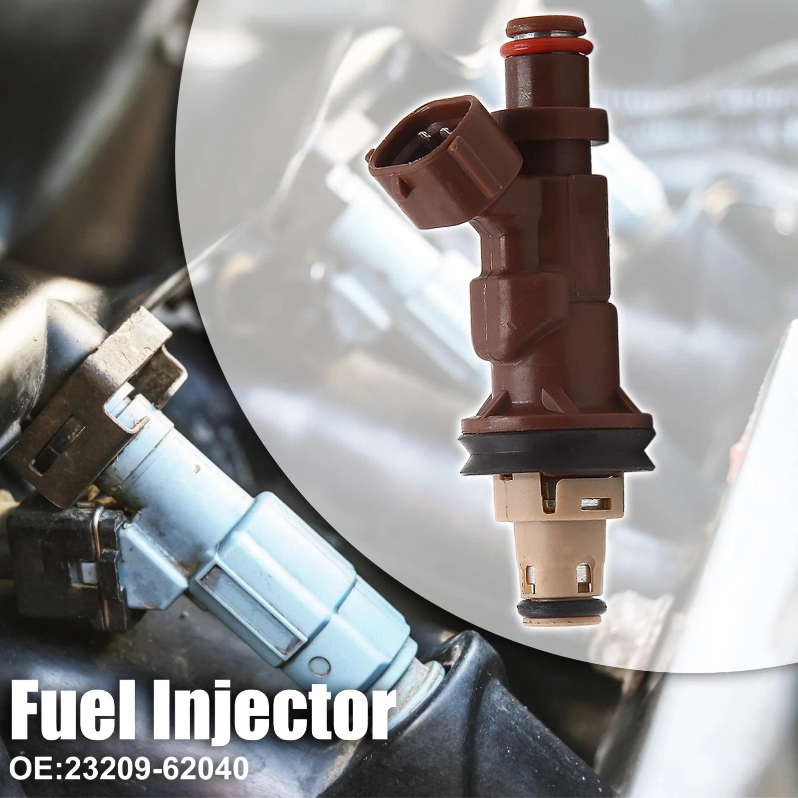 2 Holes Fuel Injector for Toyota Tacoma (1999–2004) 4Runner (1999–2002) 23209-62040