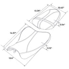 Driver Passenger Seat for Suzuki GSXR1000 (2007–2008) GSXR-1000 GSXR 1000