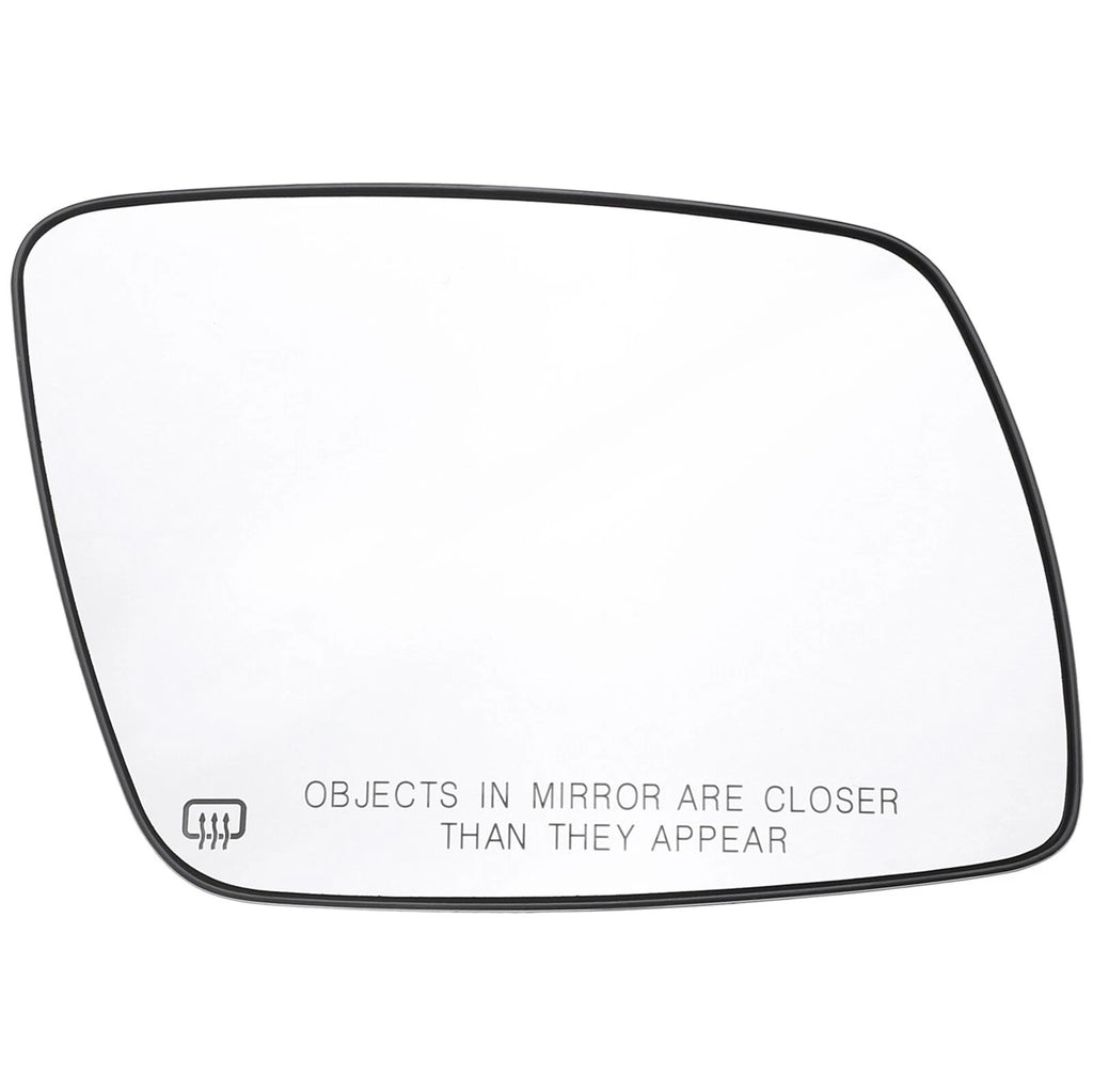 Passenger Side Chrome Heated Door Mirror Glass for Dodge Journey (2009–2014)