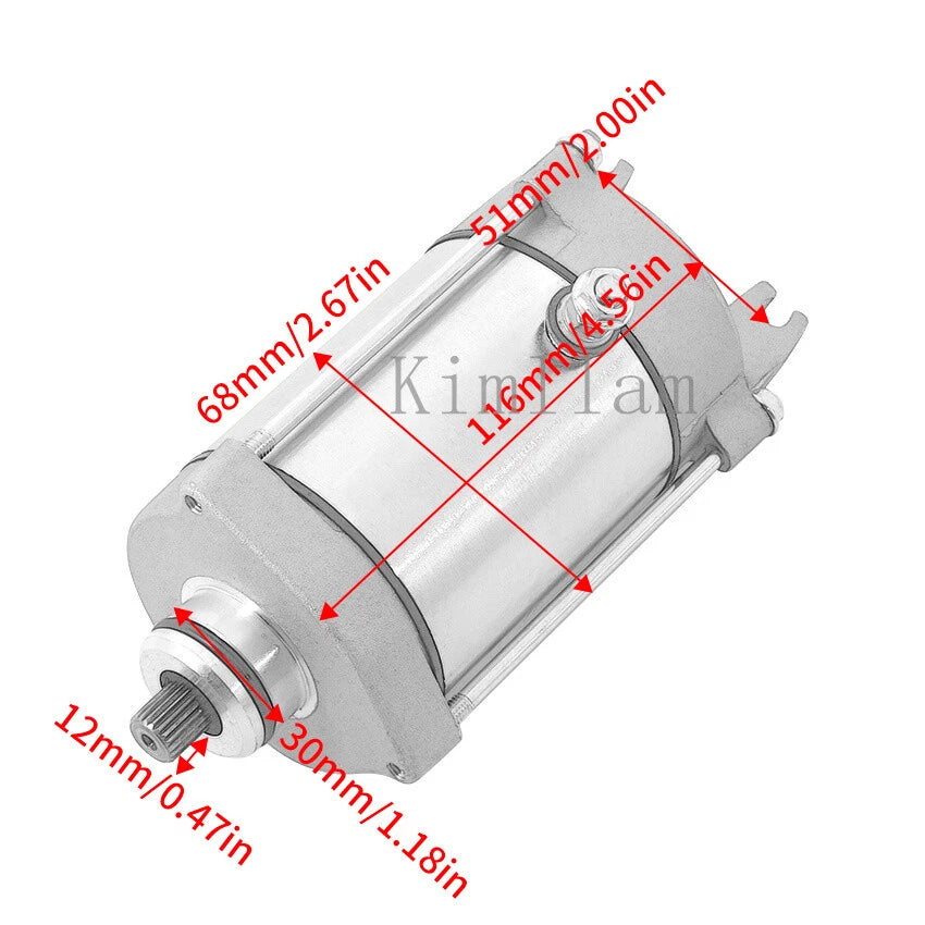 Starter Motor for Honda VT1100C Shadow 1100 (1985–1994) 31200-MG8-008, 31200-MG8-018