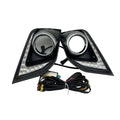 2X Front Fog Lamp Bezels for Mitsubishi Outlander Sport (2016–2018)