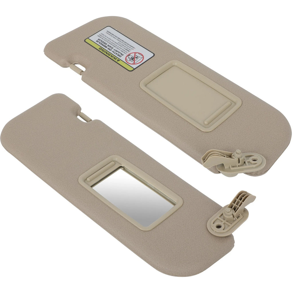 Sun Visor Set for Hyundai Elantra 2011–2014 (Tan)