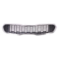 Replacement Plastic Front Grille w/Chrome Outer Molding (See Compatible Chart)