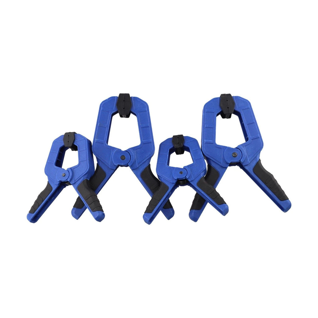 Set of 4 Spring Clamps for Woodworking (4 Inch & 6 Inch)