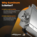 2L Polished Aluminum Coolant Radiator Overflow Tank for