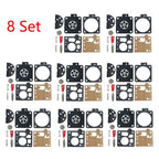 Set of 8 Carburetor Gasket Kit for STIHL MS380 MS381 038 Chainsaw