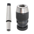 Keyless Precision Self Tighten Lathe Drill Chuck & Taper Arbor for MT3-B18 (1-16)