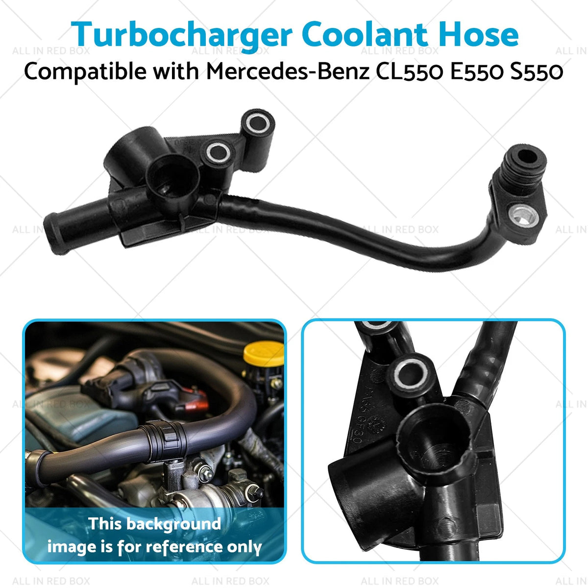 Left Return Coolant Pipe for Mercedes Benz E550/SL55 (2007–2009)