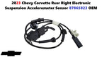 Rear Right Electronic Suspension Accelerometer Sensor for Chevy Corvette (2023) 87865823