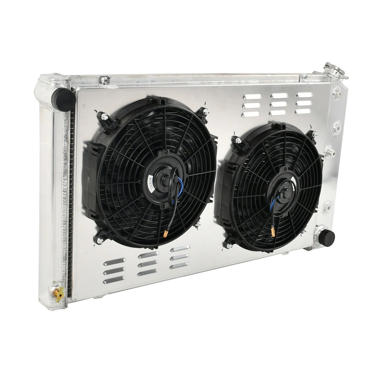 3 Row Radiator with Shroud Fan for Chevy C/K C10/20/30 K10/20 (1973–1986)