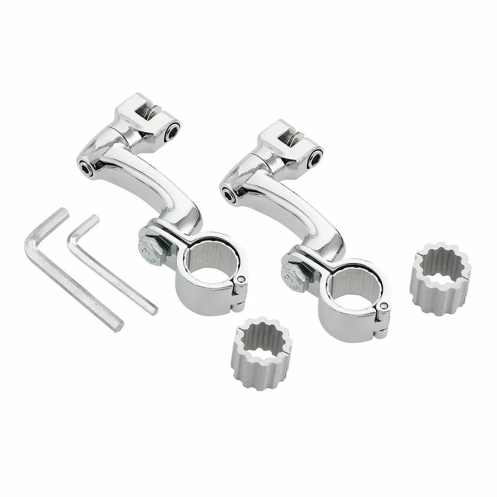 22mm 25mm 32mm 35mm Highway Foot Pegs Mount Clamps for Harley Touring